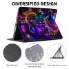 ACWDMKH Case for Microsoft Surface Pro 7 Plus/7/6/5/4 12.3 Inch Tablet,Leather Folio Adjustable Stand for Surface Pro Case 12.3,Purple Glitter Moon view 2