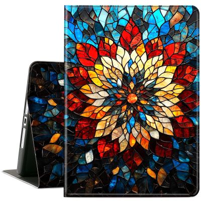 ACWDMKH Case for Microsoft Surface Pro 7 Plus/7/6/5/4 12.3 Inch Tablet,Leather Folio Adjustable Stand for Surface Pro Case 12.3,Colorful Flower Pattern