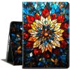 ACWDMKH Case for Microsoft Surface Pro 7 Plus/7/6/5/4 12.3 Inch Tablet,Leather Folio Adjustable Stand for Surface Pro Case 12.3,Colorful Flower Pattern view 1
