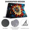 ACWDMKH Case for Microsoft Surface Pro 7 Plus/7/6/5/4 12.3 Inch Tablet,Leather Folio Adjustable Stand for Surface Pro Case 12.3,Colorful Flower Pattern view 2