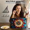 ACWDMKH Case for Microsoft Surface Pro 7 Plus/7/6/5/4 12.3 Inch Tablet,Leather Folio Adjustable Stand for Surface Pro Case 12.3,Colorful Flower Pattern view 3