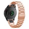 BCMCBV 20 22 26mm Metal Stainless Steel Watchband For Garmin Fenix 7S 7 7X 6S 6 6X Pro 5X 5 5S Plus Quick Release Smart Strap Bracelet(Rose Gold,22mm For For Fenix 5 5 Plus) view 3