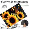 ACWDMKH Case for Microsoft Surface Pro 7 Plus/7/6/5/4 12.3 Inch Tablet,Leather Folio Adjustable Stand for Surface Pro Case 12.3,Glitter Sunflower view 4