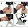 JOEBO Microscope Kit Biological Microscope LED Adjustable Electric Light Source Energy Saving Bottom Lamp Lighting Microscope Lens Adapters(ML009) view 4