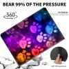 ACWDMKH Case for Microsoft Surface Pro 7 Plus/7/6/5/4 12.3 Inch Tablet,Leather Folio Adjustable Stand for Surface Pro Case 12.3,Purple Glitter Paw view 4