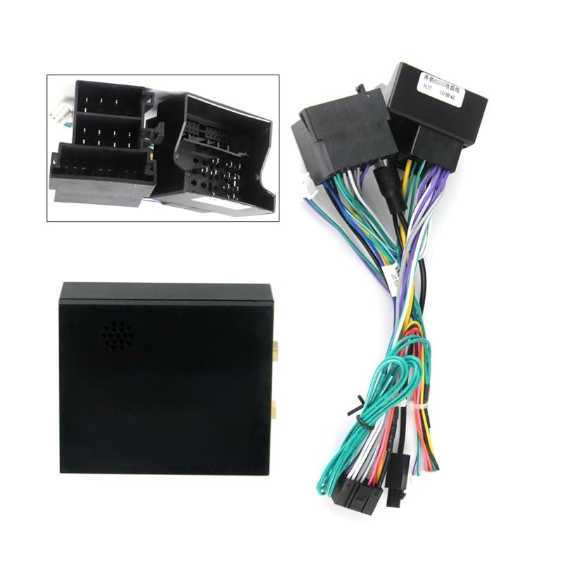 RPHXME 9'' Car Radio Fascia Frame Automotive Audio Panel Dash Fitting Kit/Fit for Mercedes Benz ML GL ML350 GL320 X164 2005-2012(Cable-Canbus)