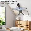 MOUNTUP Flip Down Ceiling TV Mount for 13-40" TVs, Full Motion TV Bracket with Height Adjustment, 360 Swivel & Rotate, Fits Flat & Slanted Ceilings, Max VESA 200x200mm, Up to 22 lbs, MU0049-L view 2