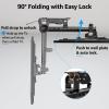 MOUNTUP Flip Down Ceiling TV Mount for 13-40" TVs, Full Motion TV Bracket with Height Adjustment, 360 Swivel & Rotate, Fits Flat & Slanted Ceilings, Max VESA 200x200mm, Up to 22 lbs, MU0049-L view 3