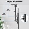 MOUNTUP Flip Down Ceiling TV Mount for 13-40" TVs, Full Motion TV Bracket with Height Adjustment, 360 Swivel & Rotate, Fits Flat & Slanted Ceilings, Max VESA 200x200mm, Up to 22 lbs, MU0049-L view 4