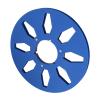 Aluminum Alloy Reel for 1/4 10.5 Inch Tape, High Output Sound with Low Noise, Wear and Erosion, 8 Holes Wind, for Recording, Erasing, Re Recording (Blue) view 3