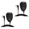 2 Packs Speaker Microphone PTT Handheld with Headphones Jack Compatible with UV-5R UV-82 F8HP 888S 5R Plus UV-K6 UV-K5 GT-3TP GT-5TP H-777walkie talkies view 1