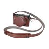 BMAOLLONGB D-Lux 8 Case, Handmade Genuine Real Leather Half Camera Case Bag Lens Cover for Leica D-Lux 8 Bottom Opening Neck Strap (Coffee) view 4