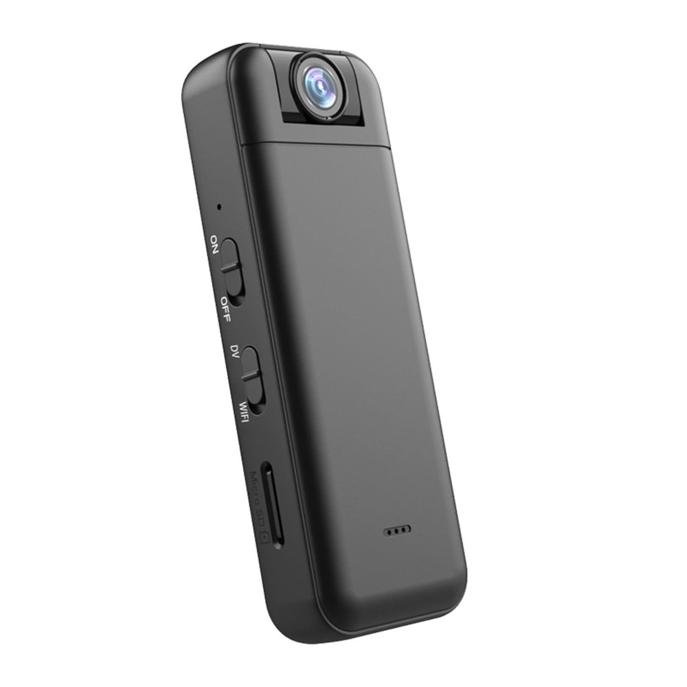 Camnoon 2K WiFi Body Camera with Audio and Video Recording Wearable Body Cam Mini Video Camera 180 Rotatable Lens Night Vision with Magnetic Back Clip for Law Enforcement Delivery Personal Traveling