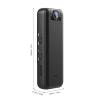 Camnoon 2K WiFi Body Camera with Audio and Video Recording Wearable Body Cam Mini Video Camera 180 Rotatable Lens Night Vision with Magnetic Back Clip for Law Enforcement Delivery Personal Traveling view 2