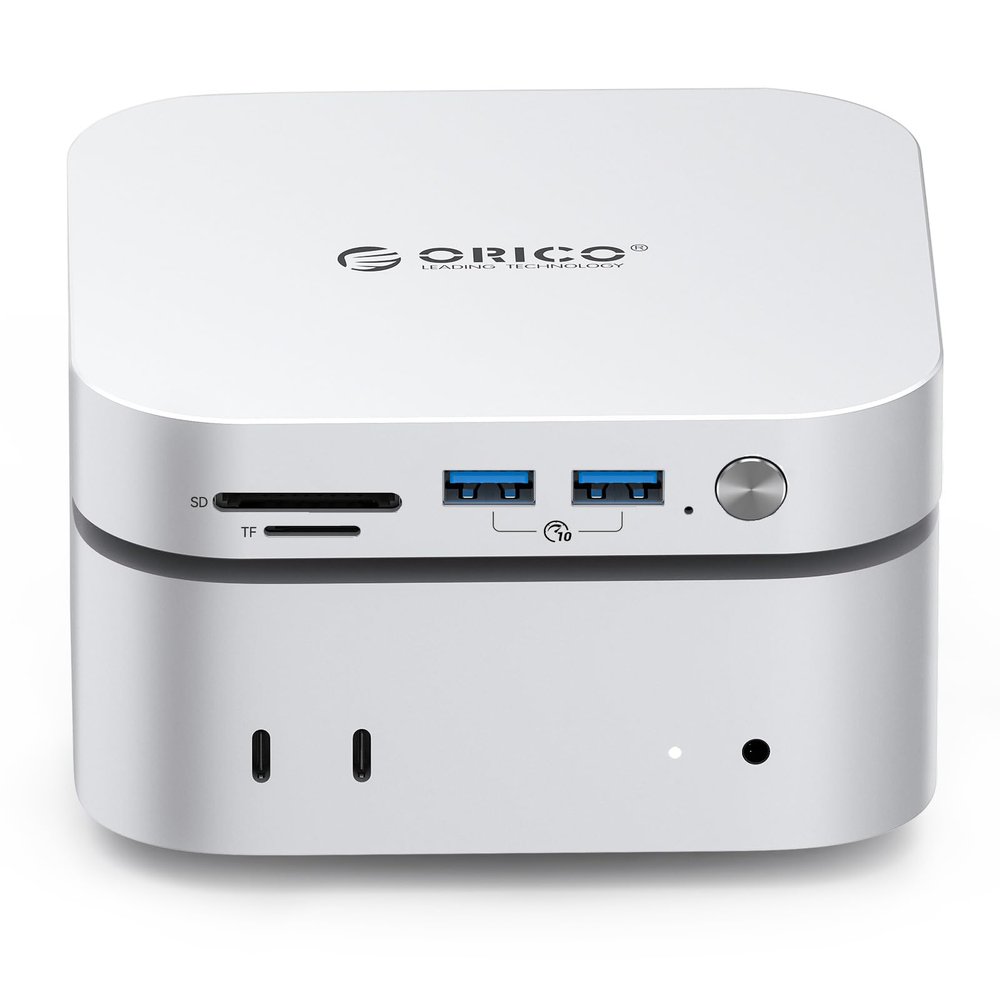 ORICO MiniMate External SSD Compatibility with Mac mini M4, 40Gbps(3200MB/s) Data Processing, 1000MB/s Backup Storage, USB 3.0(10Gbps) * 3, TF & SD 4.0, Power Switch, M4Ultra (8, TB)