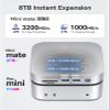 ORICO MiniMate External SSD Compatibility with Mac mini M4, 40Gbps(3200MB/s) Data Processing, 1000MB/s Backup Storage, USB 3.0(10Gbps) * 3, TF & SD 4.0, Power Switch, M4Ultra (8, TB) view 2