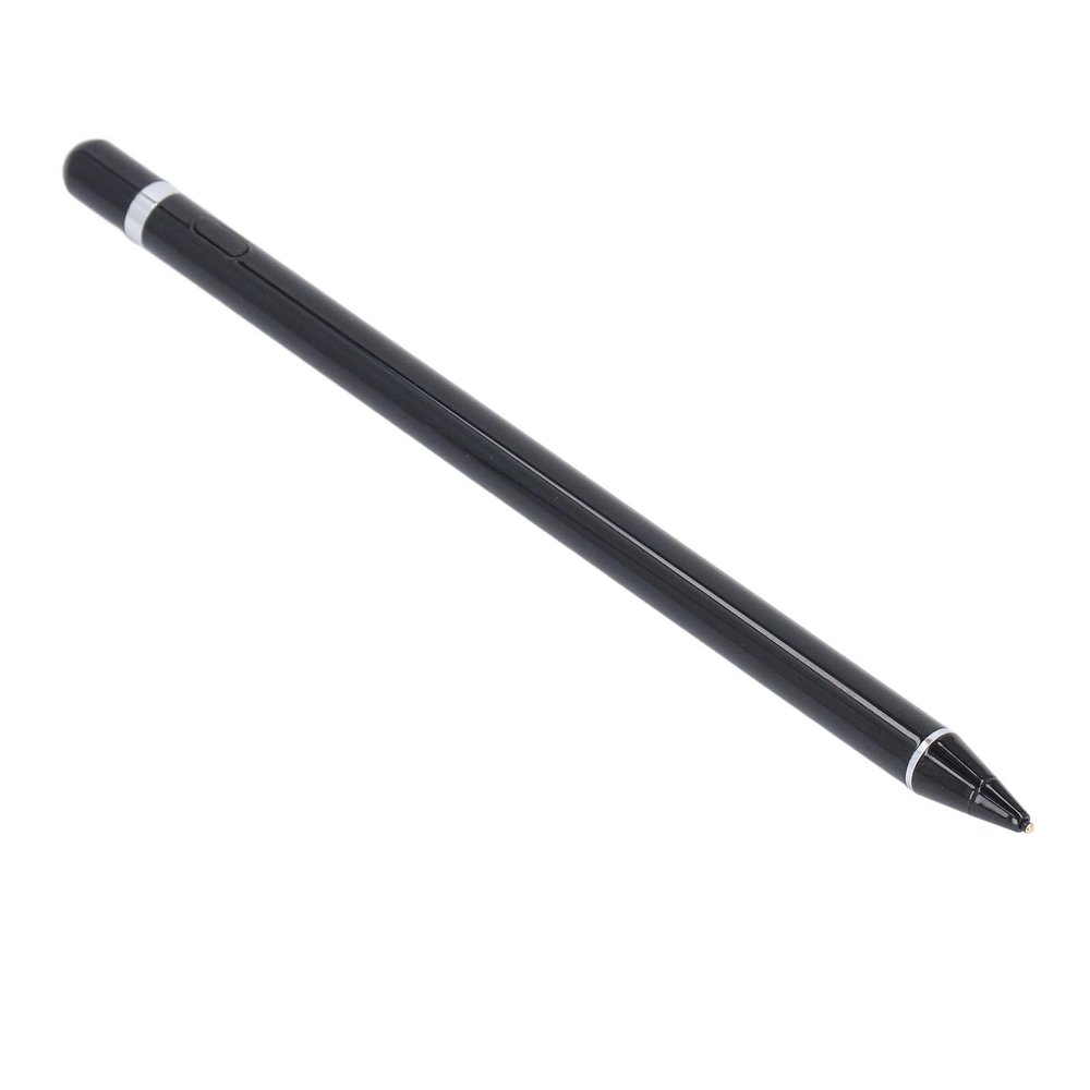 1.5mm Tablet Touch Pen, Precise Writing Experience, Magnetic Absorption Cap, 80 to 100 Minutes Charge time (Black)