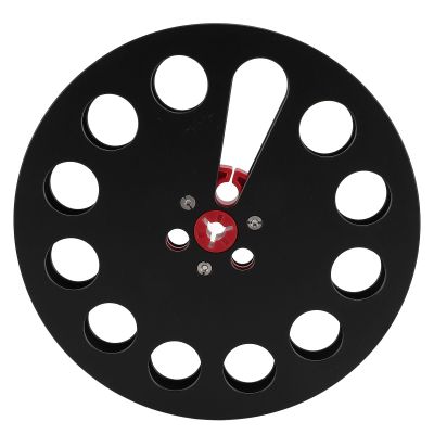 1/4 7 Inch Empty Tape Reel, Aluminum Alloy Universal Open Reel Sound Tape, Recording Takeup Reel for Reel to Reel Tape Recorder (Black)