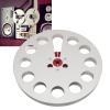 1/4 7 Inch Empty Tape Reel, Aluminum Alloy Universal Open Reel Sound Tape, Recording Takeup Reel for Reel to Reel Tape Recorder (Silver) view 2