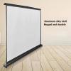 40/50in Small Projector Screen, Retractable Pull Up Screen, Floor Projector Screen, 4K Portable Screen for Tabletop Projector(40in,4:3) view 2