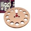 1/4 7 Inch Empty Tape Reel, Aluminum Alloy Universal Open Reel Sound Tape, Recording Takeup Reel for Reel to Reel Tape Recorder (Gold) view 3