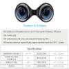 0.71inch Double Eye Round LCD Display Module Compatible with Raspberry Pi Pico/Pico W, ESP32 / Arduino, 160x160 Resolution, IPS Panel, 65K Colors, SPI Interface view 4