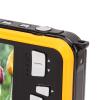 Mrisata Water Digital Camera Dual Screens Double Screens Underwater Camera 10ft Front Rear 2.7K 48MP (Yellow) view 4
