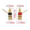 10Pcs Gold Plated Binding Post Amplifier Sp/ea-ker Terminal Banana Socket Panel Mount Connectors Fit Compatible 4mm Banana Plugs Connector view 4