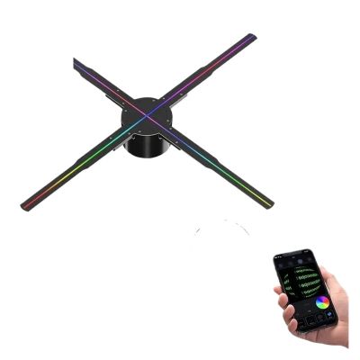 XURUIUS Hologram Projector,3D Advertise Display Light,Screenless Display,High Definition,for Shop Party Advertising Display (PD42 Standard)