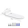 Wall Mount Holder for NETGEAR Orbi 770/870/990/370 Series Tri-Band WiFi 7 Mesh Network System (RBE773,RBE873,RBE973S),Simple and Sturdy Mental Wall Mount Holder Stand Bracket by HOLACA (1 Pack) view 2