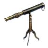 Antique Nautical Brass Telescope Tripod Stand Marine Desk Table Decorate 10 Inch Decorative.. view 1