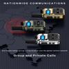 SHJ 4G PoC Radios with 1 Additional Yearly Sim Cards- Ultimate Communication Solution for Businesses and Teams walkie-Talkie Durable and White Silver (Gold) view 3