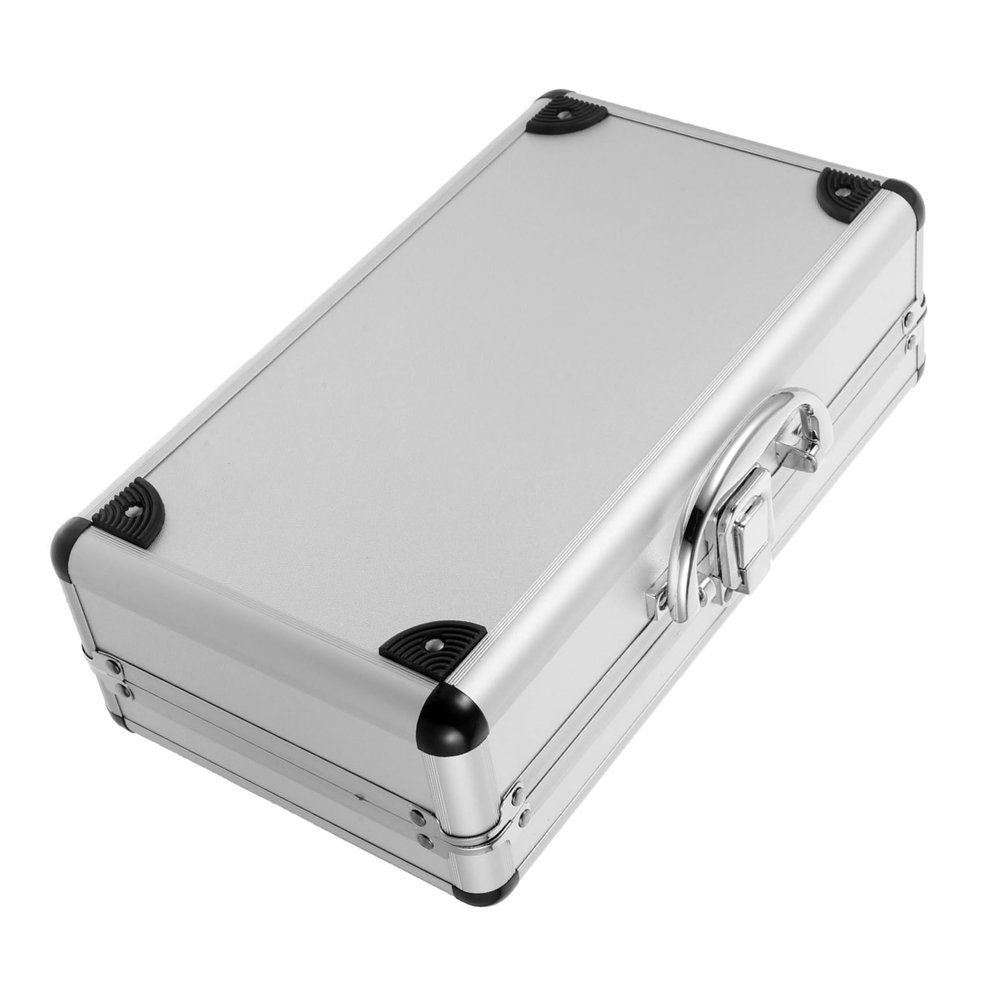 ETHZZLE Multifunctional Aluminum Case Capacity Tool and Medicine Storage Box Portable Hard Carrying Organizer for Household Items Tools and Cosmetics