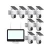 AKAVIG 8CH 4MP Wireless WiFi Solar Power Security Camera System with Monitor, Outdoor Low Power Surveillance NVR Kit with Color Night Vision, Two Way Audio, Motion Detection view 1