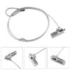 Cable Lock, Cable Locks with Combination Laptop Lock Laptop Lock Notebook Combination Lock Combination Laptop Lock Cable Chain Theft Deterrent 4 Digit Password for Notebook PC view 3
