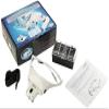 CZCZC Magnifiers, Multiple Lens Magnifying Glasses Magnifier Interchangeable 5 Pcs Lenses Headband 2Led Head Lamps/White (White) view 2