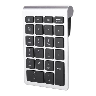 CHICIRIS Numeric Keypad Keyboard Mini Keyboard, Numeric Keypad Comfortable Feel, Fast Response, (Silver Black