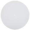 Audiophile Pad for Record Players, Premium Wool Material, Exquisite Workmanship, Delicate Sound, Nonslip Grooves, Compatible with All Turntables (White) view 1