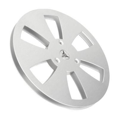 Reel To Reel Tape, Open Reel Takeup Reel Takeup Reel 6 Holes Empty Tape Reel for Nab 1/4 7 Inch Takeup Reel 1/4 7 Inch Empty Aluminum Alloy Take Up Reel To Reel Small Hub