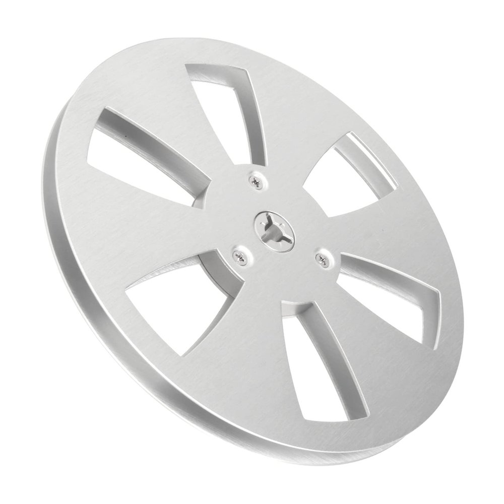 Reel To Reel Tape, Open Reel Takeup Reel Takeup Reel 6 Holes Empty Tape Reel for Nab 1/4 7 Inch Takeup Reel 1/4 7 Inch Empty Aluminum Alloy Take Up Reel To Reel Small Hub