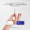 Rhinokey Mens Valentines Day Gifts for Him Apple MFi Certified Wallet Tracker Card Works with Apple Find My (iOS Only) Slim 0.07in Rechargeable IP68 Waterproof Tracker Item Finder AirTag Card view 3