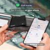 Rhinokey Mens Valentines Day Gifts for Him Apple MFi Certified Wallet Tracker Card Works with Apple Find My (iOS Only) Slim 0.07in Rechargeable IP68 Waterproof Tracker Item Finder AirTag Card view 4