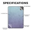 Carbon Fiber Tablet Skin Compatible with Amazon Kindle Paperwhite 12th (2024) - Gradient Marble - Premium 3M Vinyl Protective Wrap Decal Cover - Easy to Apply | Crafted in The USA by MightySkins view 2