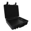 Satellite Dish Storage Case, 15.8x13.4x3.95inch Hard Carrying Travel Case, Compact Satellite Dish Pipe Adapter Power Supply Cables Storage Case Portable Case for Outdoor Travel RV view 1