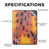 Carbon Fiber Tablet Skin Compatible with Amazon Kindle Paperwhite 12th (2024) - Hot Flames - Premium 3M Vinyl Protective Wrap Decal Cover - Easy to Apply | Crafted in The USA by MightySkins view 2