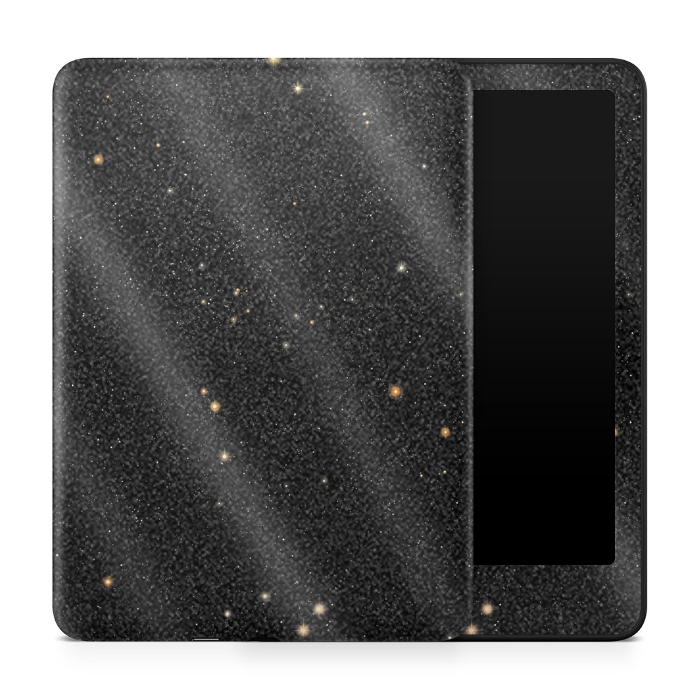 Glossy Glitter Tablet Skin Compatible with Amazon Kindle Paperwhite 12th (2024) - Deep Space - Premium 3M Vinyl Protective Wrap Decal Cover - Easy to Apply | Crafted in The USA by MightySkins