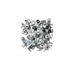 Galvanized Steel Cable Clamp, Loop Strap, Without Cushion, Cable Clamping Dia. 1/4 in, Hot Dipped Galvanized Clamp Finish, Pack of 50 (1/4 in) view 1