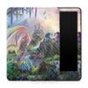Carbon Fiber Tablet Skin Compatible with Amazon Kindle Paperwhite 12th (2024) - Dragon Paradise - Premium 3M Vinyl Protective Wrap Decal Cover - Easy to Apply | Crafted in The USA by MightySkins view 1