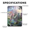 Carbon Fiber Tablet Skin Compatible with Amazon Kindle Paperwhite 12th (2024) - Dragon Paradise - Premium 3M Vinyl Protective Wrap Decal Cover - Easy to Apply | Crafted in The USA by MightySkins view 2