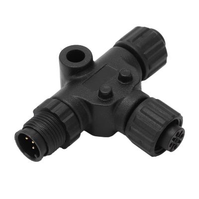 SIXRUN NMEA 2000 T Connector,Additional Displays Sensors or Other Devices for B and G Navico Networks with IP67 Water Proof Thread
